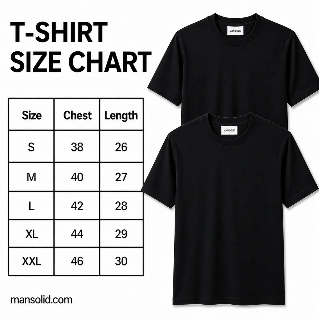 Double Down – Black and Black T-Shirt