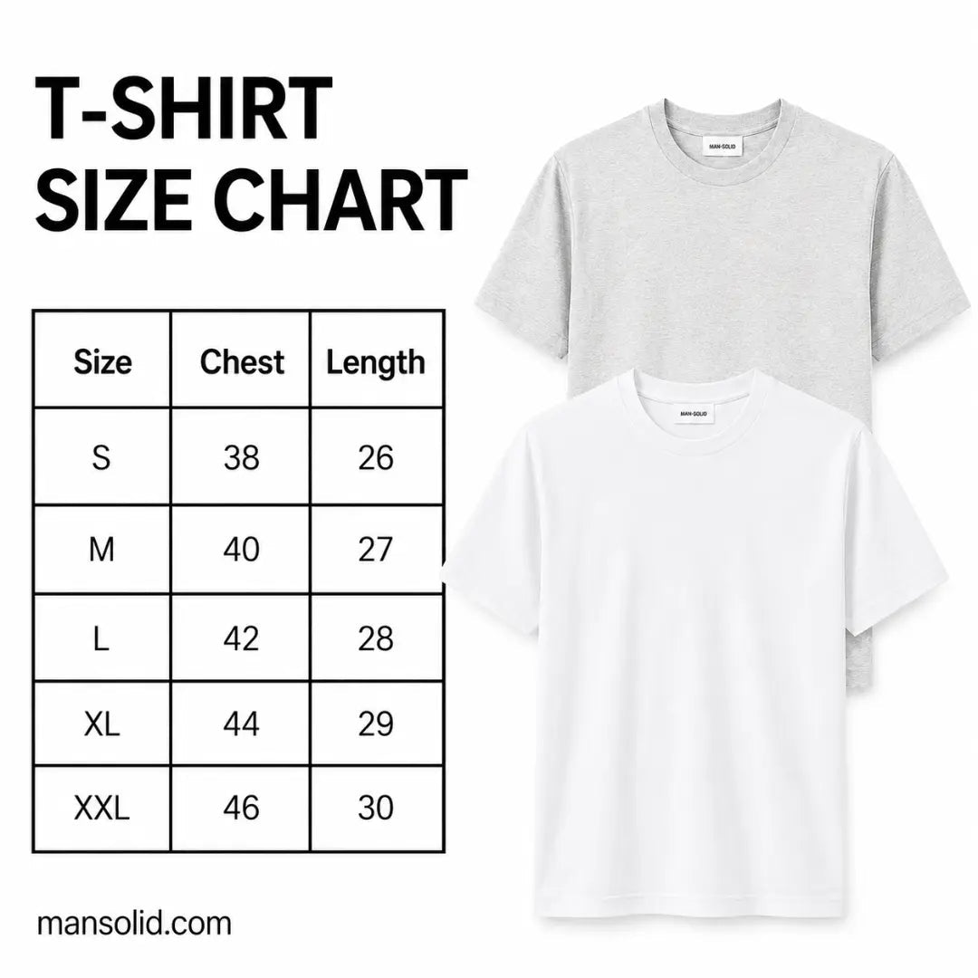 Double Down – White and Grey Melange Cotton T-Shirt - Man-Solid®