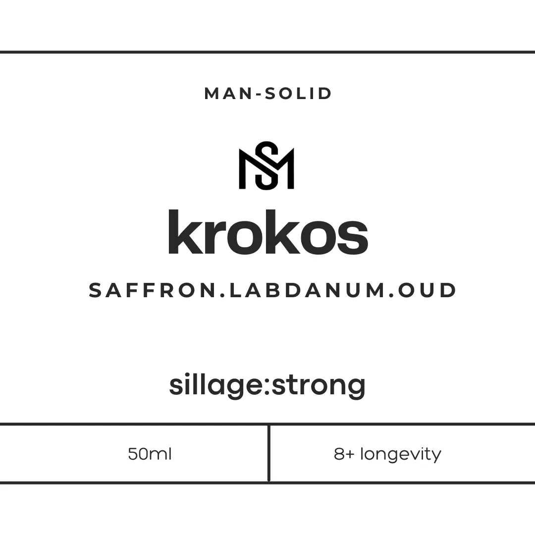 Krokos (EDP) - Oud Perfume - Man - Solid®