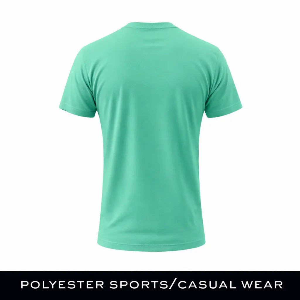 Man - Solid Aqua Green Dry Fit Active T-Shirt - Man - Solid®
