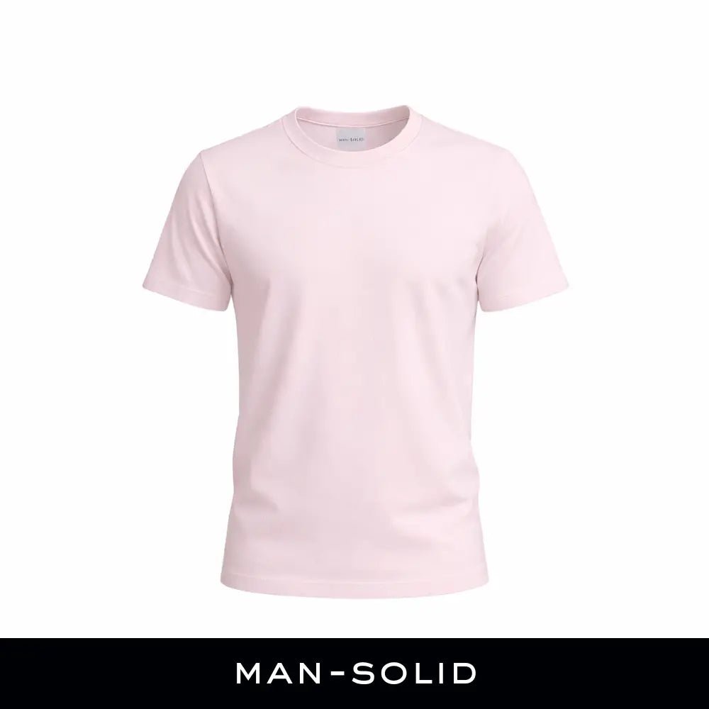Man - Solid Baby Pink Dry Fit Active T-Shirt - Man - Solid®