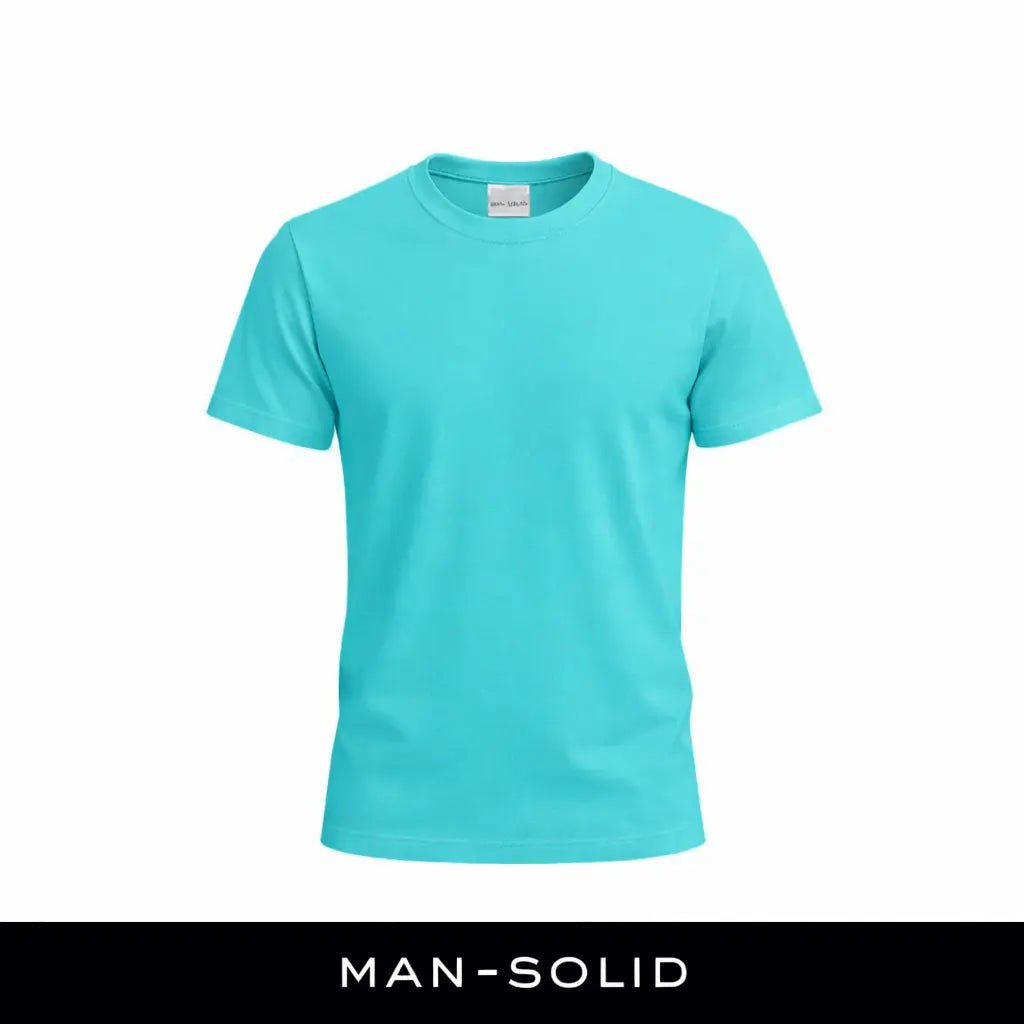 Man - Solid Tiffany Blue Dry Fit Active T-Shirt - Man - Solid®