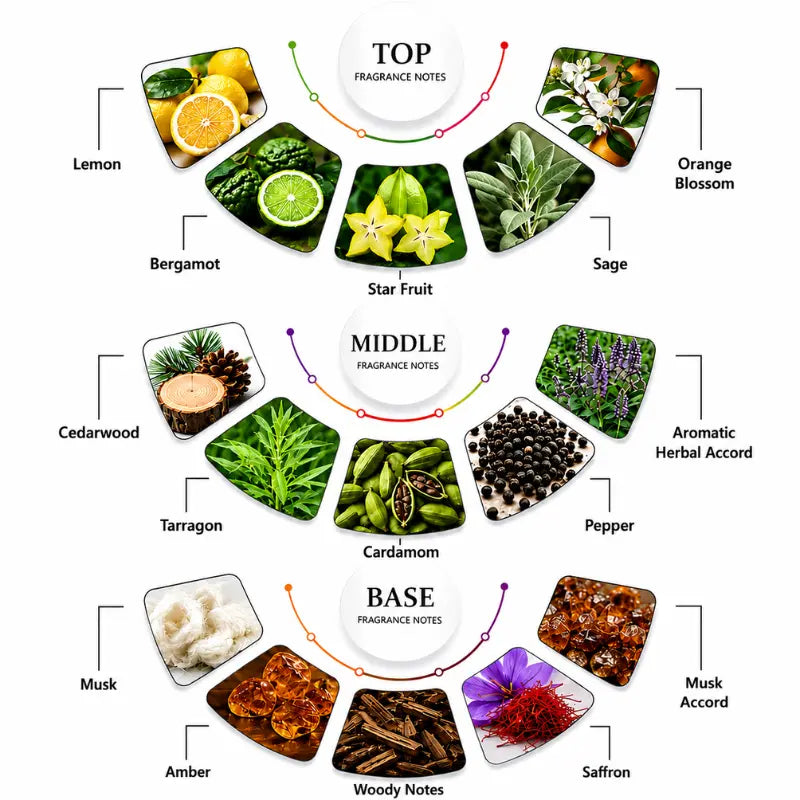 top, middle and base notes of all stsr infographics