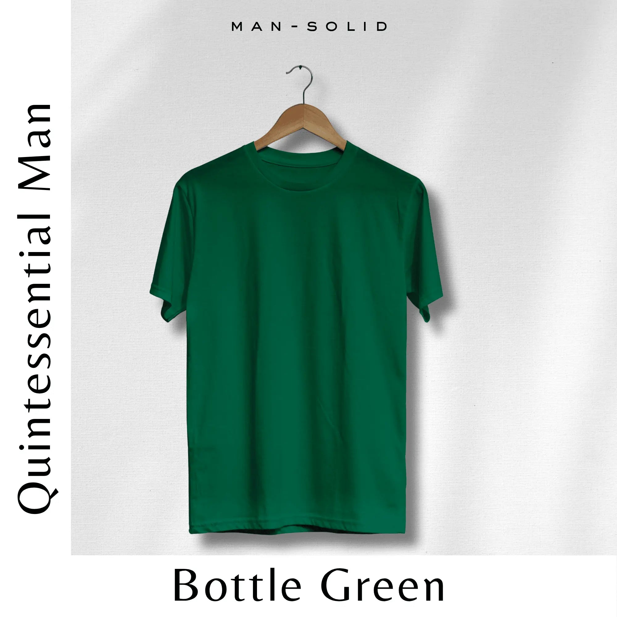 Quintessential Green – Cotton Round Neck T-Shirt - Man - Solid®