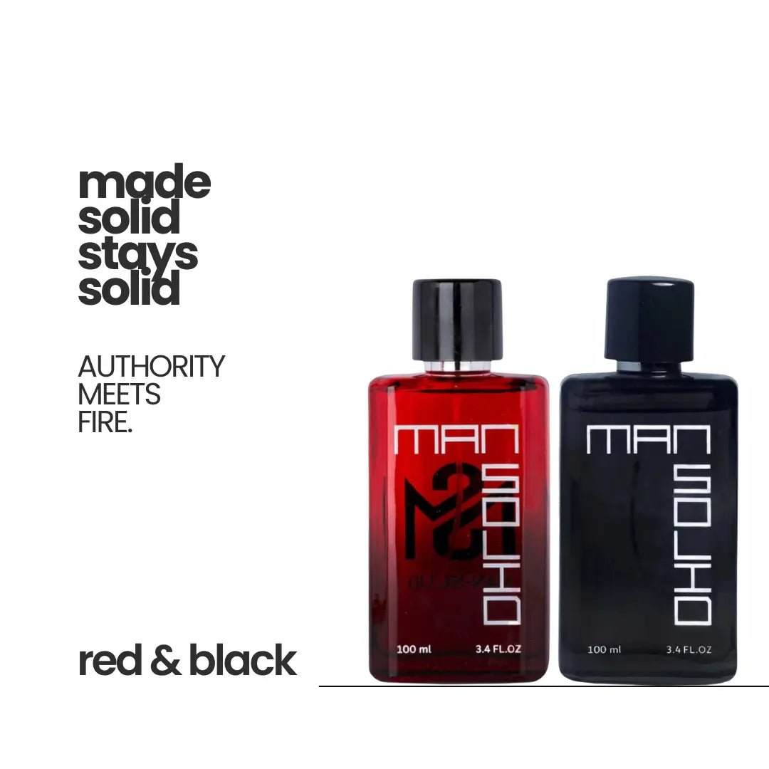 Fire & Ice - Man - Solid Black & Red (Pack of 2) - Man - Solid®