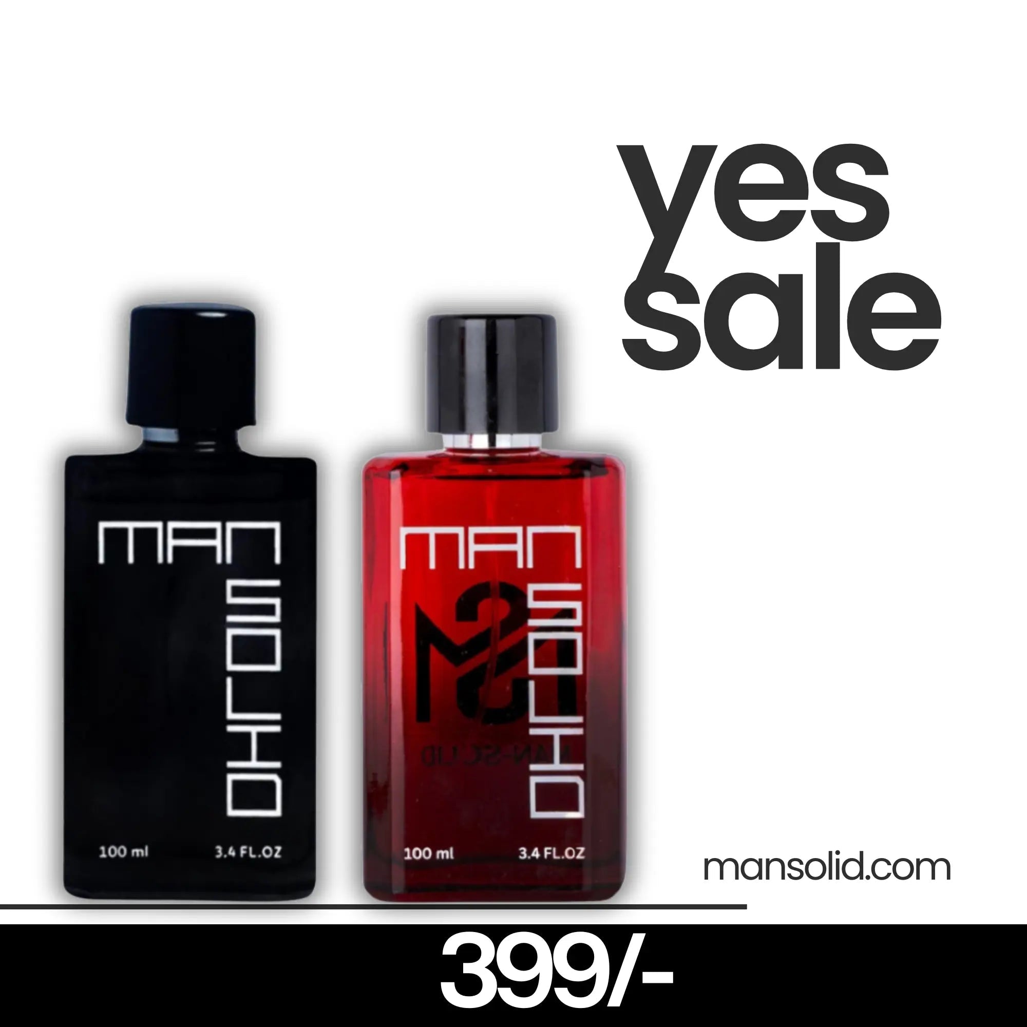 Fire & Ice - Man - Solid Black & Red (Pack of 2) - Man - Solid®