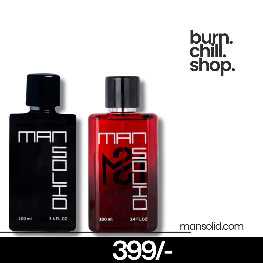 Fire & Ice - Man - Solid Black & Red (Pack of 2) - Man - Solid®