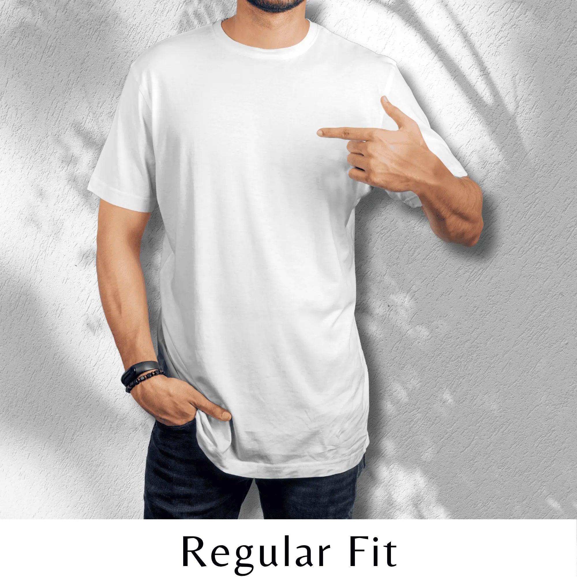 Quintessential White – Cotton Round Neck T-Shirt - Man - Solid®